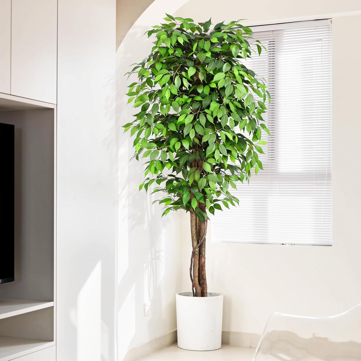 Lifelike Artificial Ficus Tree - Dracaena Marginata review and price