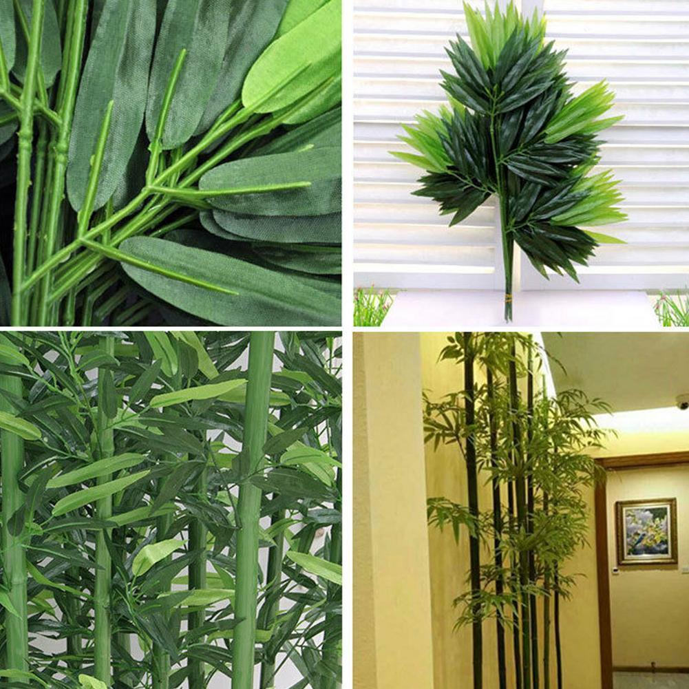 10pcs Artificial Green Bamboo  - Ficus Lyrata Tree review and price